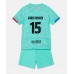 Günstige Barcelona Andreas Christensen #15 Babykleidung 3rd Fussballtrikot Kinder 2023-24 Kurzarm (+ kurze hosen)